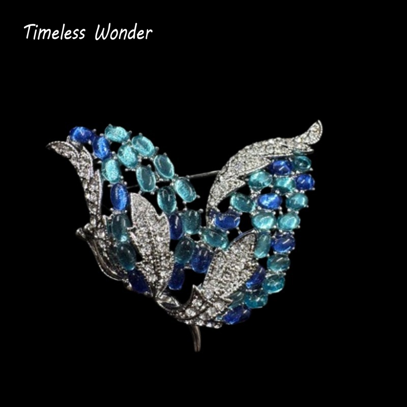 Vintage Fashion Runway - Broches fantaisie en zircon et verre