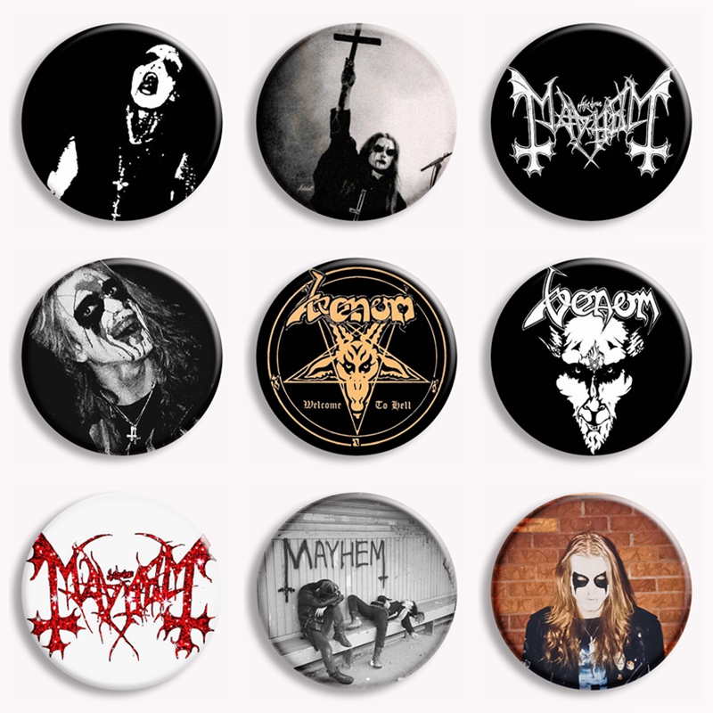 Vintage Fashion Guild - Rock Mayhem – broche à bouton