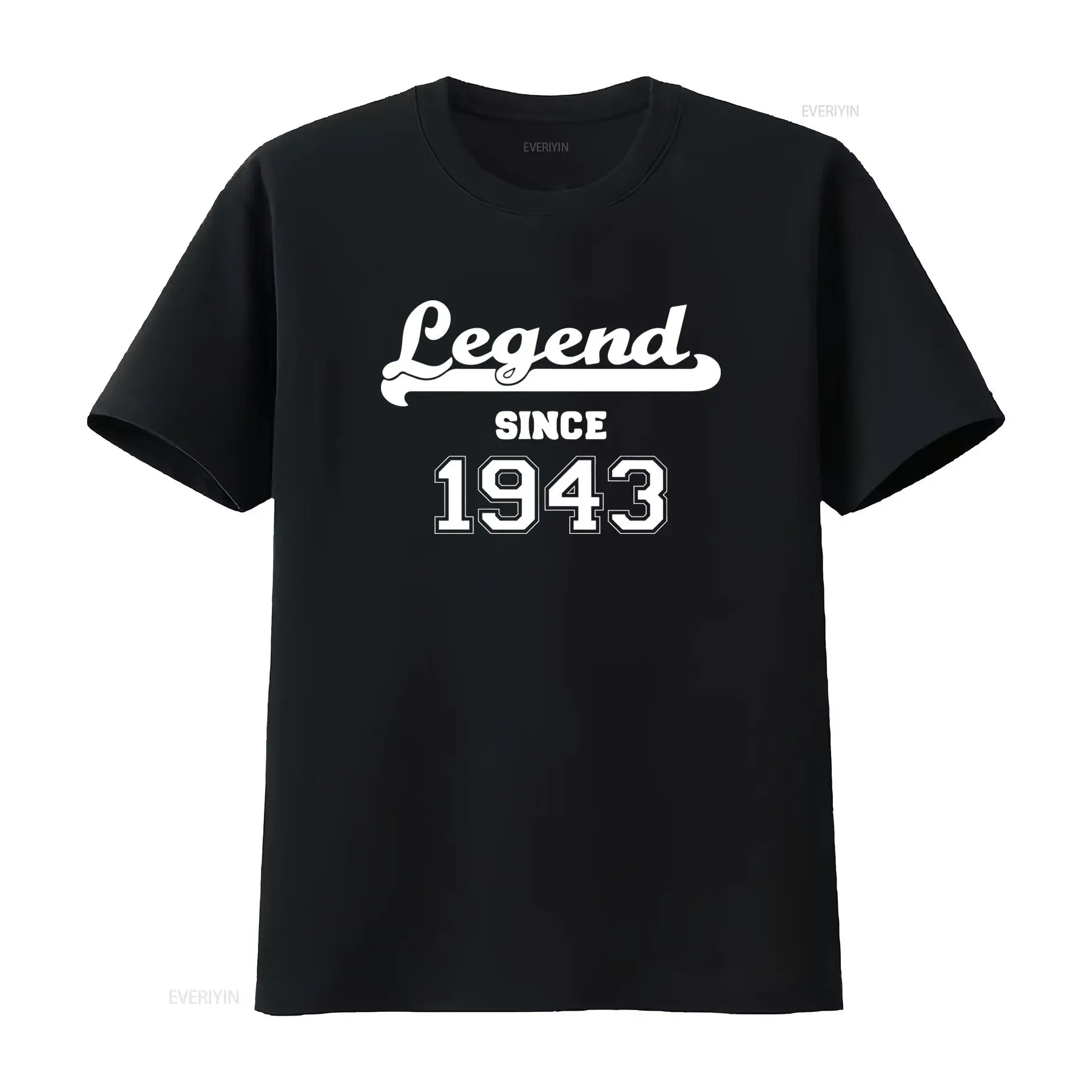 Vintage Fashion Ideas - T-shirt Legend Since 1943, style rétro,