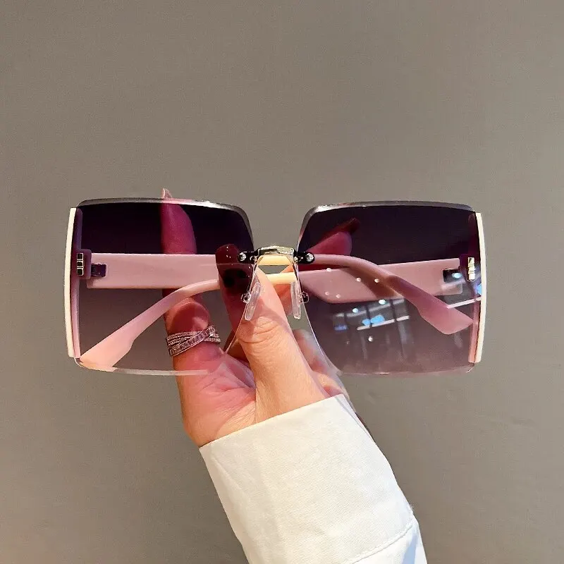 Vintage Fashion Brands - Nouvelles lunettes de soleil rétro carrées