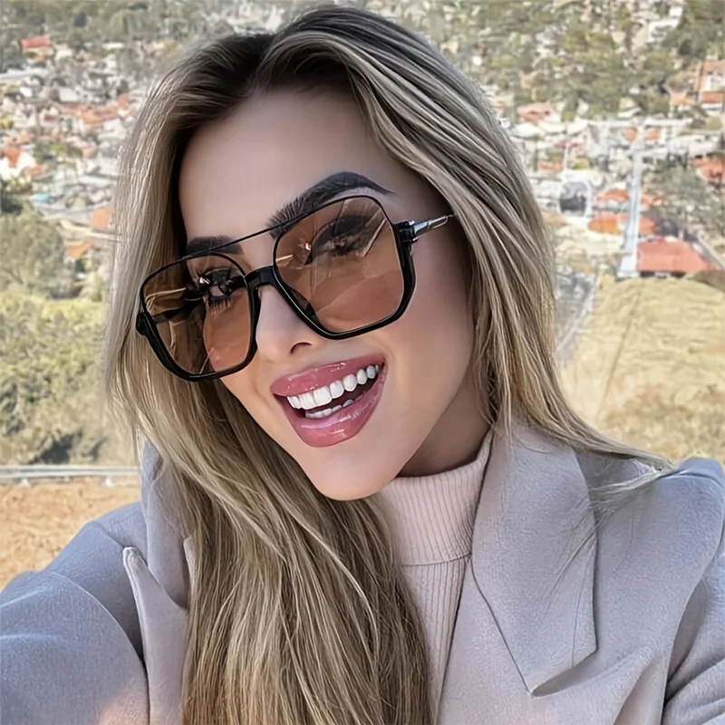Vintage Fashion Brands - Nouvelles lunettes de soleil surdimensionnées de
