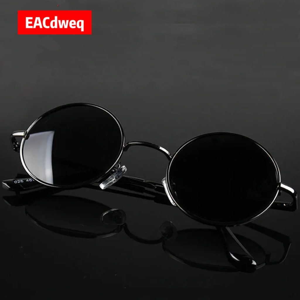 Vintage Fashion Brands - Lunettes de soleil rondes rétro vintage