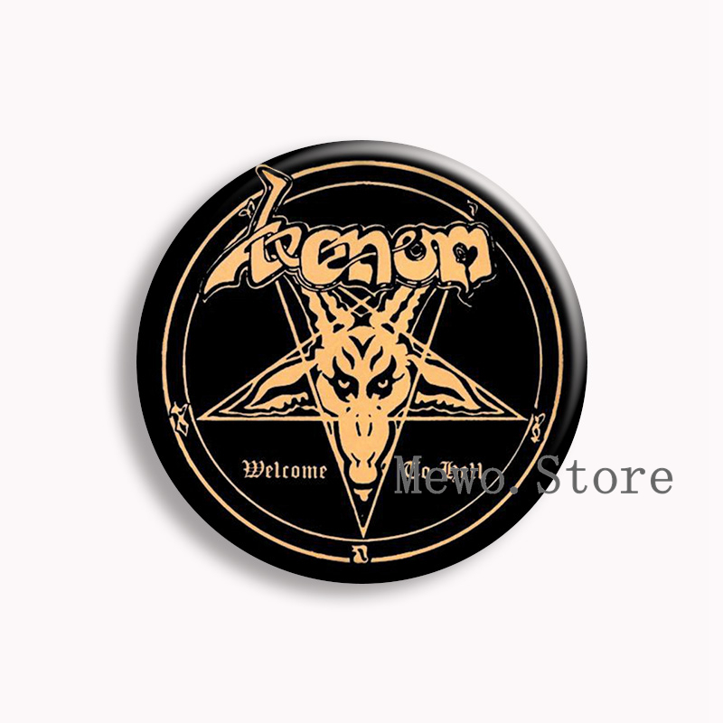 Rock Mayhem – broche à bouton  - Vintage Fashion Guild avis et prix