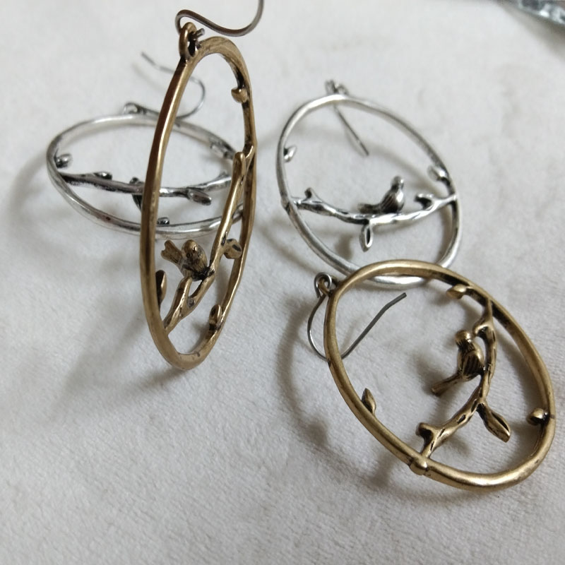 Boucles d'oreilles en forme d' - Vintage Fashion Look avis et prix
