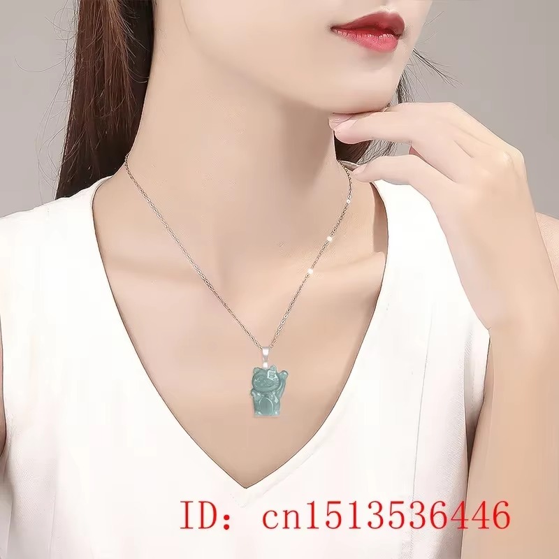 Pendentif chat de fortune bleu - Vintage Fashion Guild avis et prix