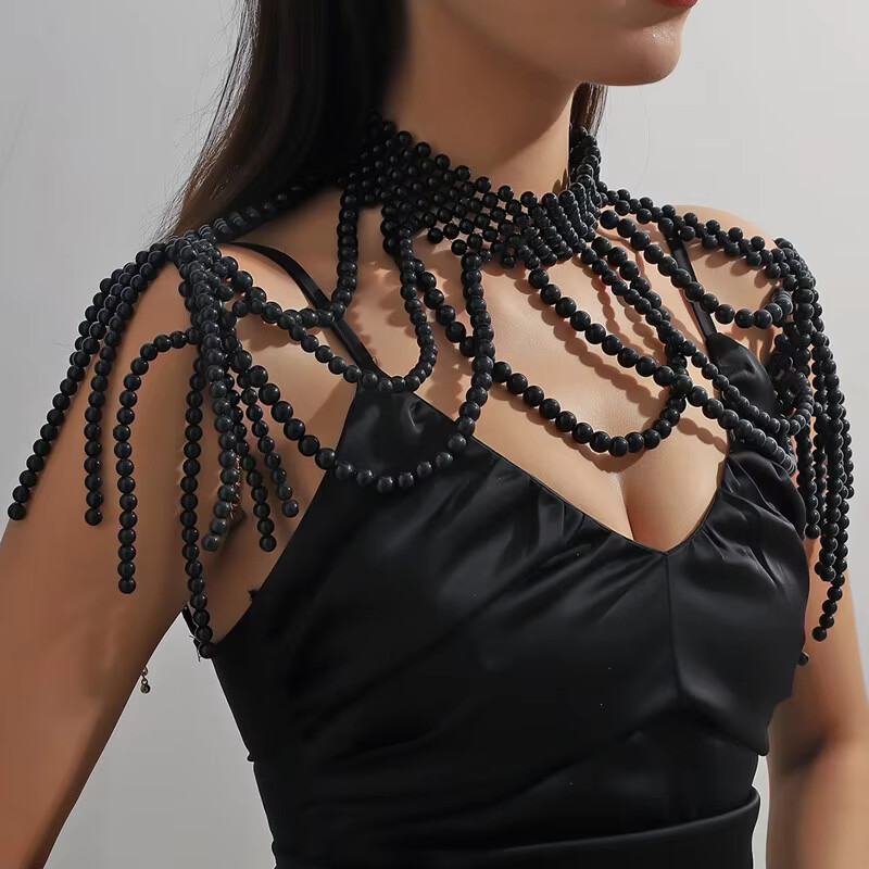 1 ensemble châle corps bijoux  - Vintage Fashion Guild avis et prix