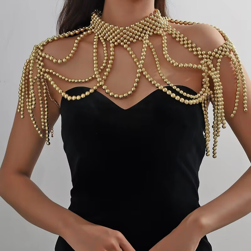 1 ensemble châle corps bijoux  - Vintage Fashion Guild avis et prix