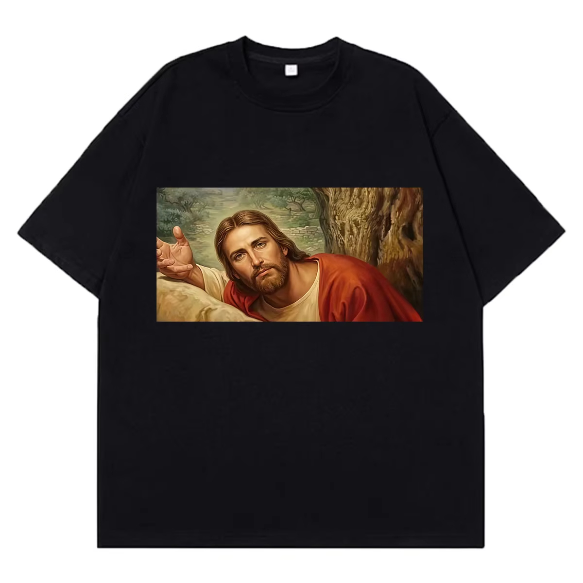 T-shirt drôle Jésus Christ reg - Vintage Fashion Look avis et prix