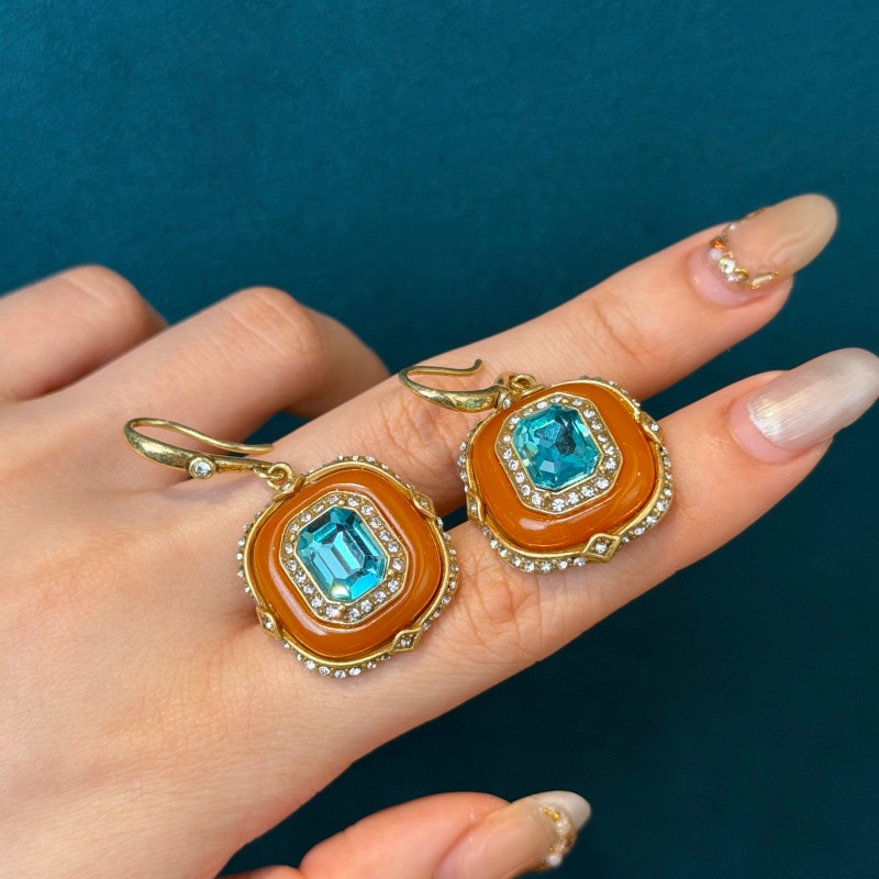 Boucles d'oreilles carrées en  - Vintage Fashion Jewelry Brands avis et prix