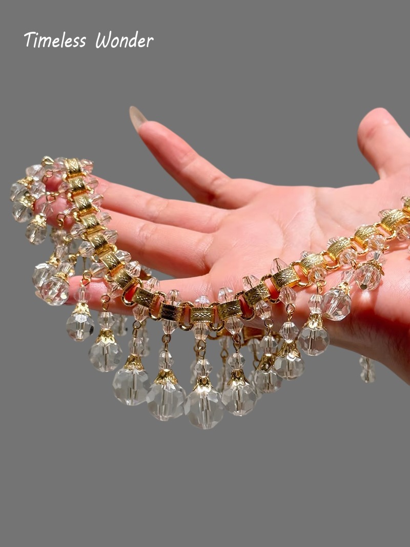 Collier à pampilles en perles  - Vintage Fashion Runway avis et prix