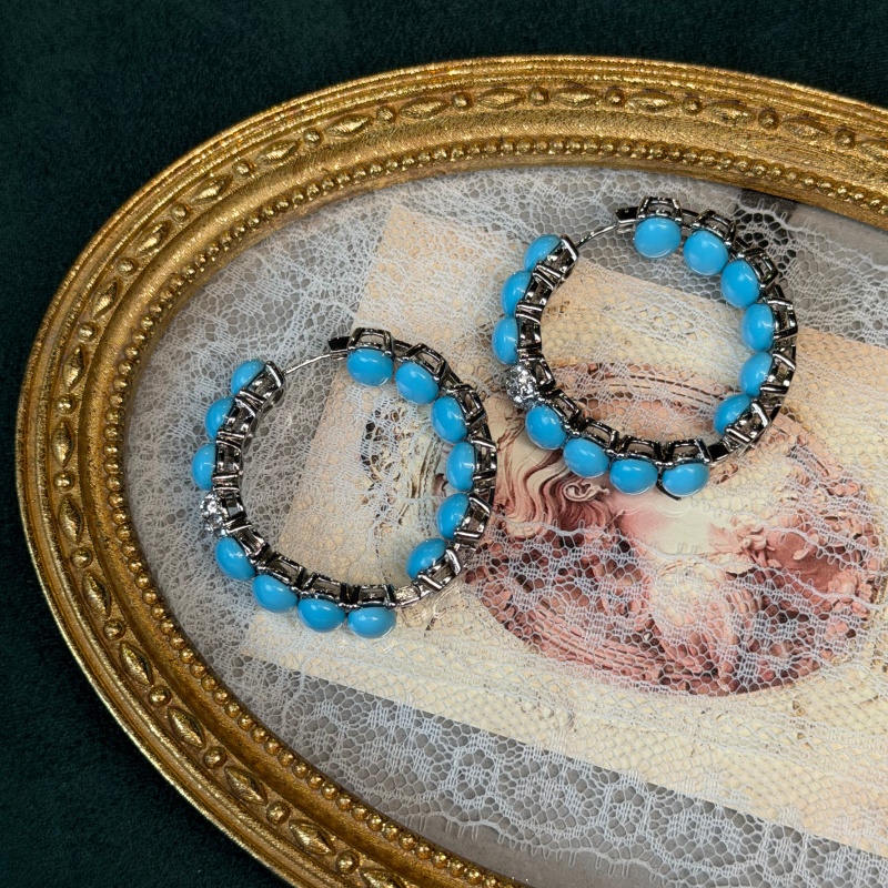 Boucles d'oreilles vintage ble - Vintage Fashion Jewelry Brands avis et prix